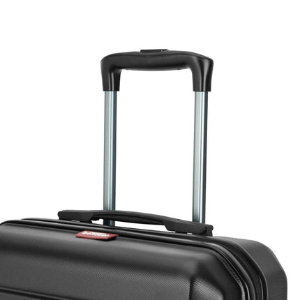 Valigia per bagagli a mano "verticale" con serratura, 56x39x20 cm, nero