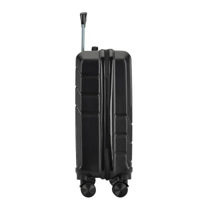 Valigia per bagagli a mano "verticale" con serratura, 56x39x20 cm, nero