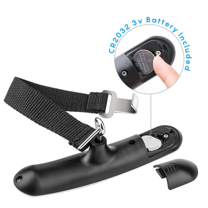 Escala de equipaje de Bontour, escala de mano digital, pantalla LCD, máximo de 50 kg