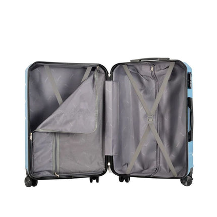 Bontour "vertikaler" Handgepäckkoffer mit Schloss, 56x39x20 cm, schwarz