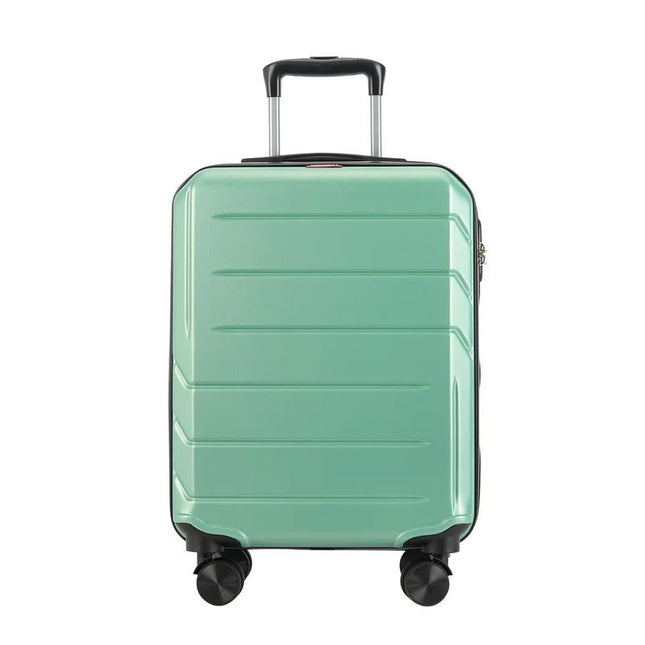 Bontour "vertikaler" Handgepäckkoffer mit Schloss, 56x39x20 cm, schwarz