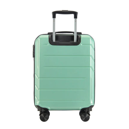 Bontour "vertikaler" Handgepäckkoffer mit Schloss, 56x39x20 cm, schwarz