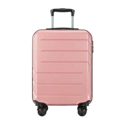 Bontour "vertikaler" Handgepäckkoffer mit Schloss, 56x39x20 cm, schwarz