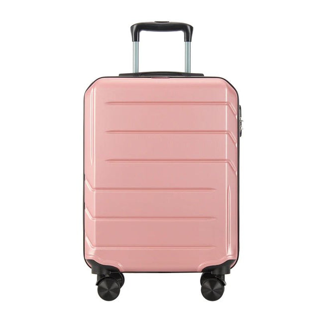 Bontour "vertikaler" Handgepäckkoffer mit Schloss, 56x39x20 cm, schwarz