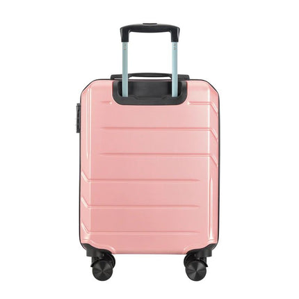 Bontour "vertikaler" Handgepäckkoffer mit Schloss, 56x39x20 cm, schwarz