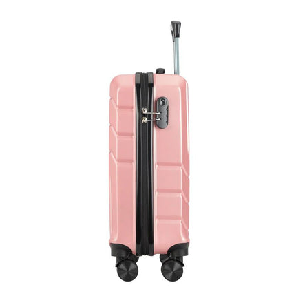 Bontour "vertikaler" Handgepäckkoffer mit Schloss, 56x39x20 cm, schwarz