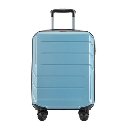 Bontour "vertikaler" Handgepäckkoffer mit Schloss, 56x39x20 cm, schwarz