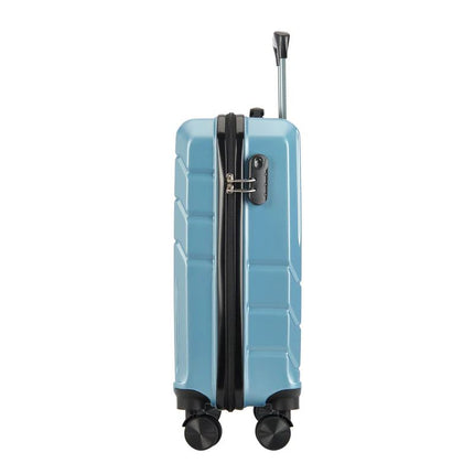 Bontour "vertikaler" Handgepäckkoffer mit Schloss, 56x39x20 cm, schwarz