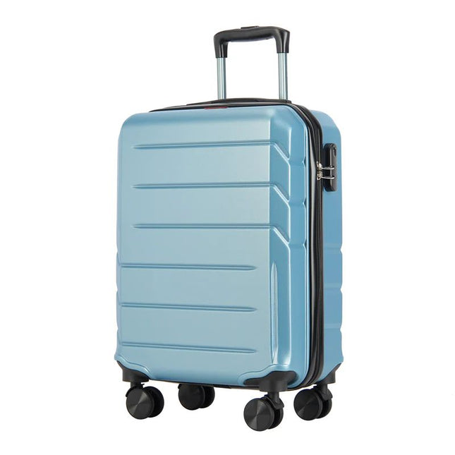 Bontour "vertikaler" Handgepäckkoffer mit Schloss, 56x39x20 cm, schwarz