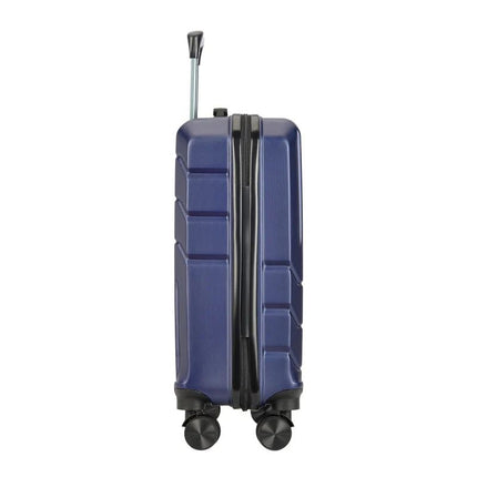 Bontour "vertikaler" Handgepäckkoffer mit Schloss, 56x39x20 cm, schwarz