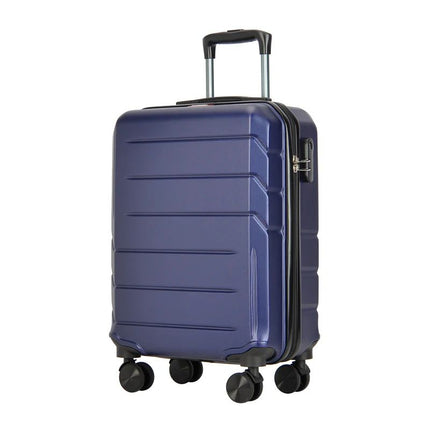 Bontour "vertikaler" Handgepäckkoffer mit Schloss, 56x39x20 cm, schwarz