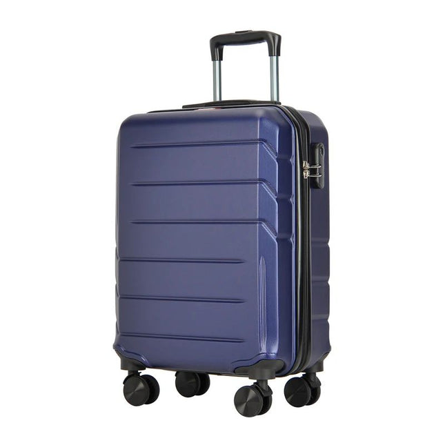 Bontour "vertikaler" Handgepäckkoffer mit Schloss, 56x39x20 cm, schwarz