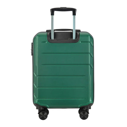 BONTOUR "SPINNER" hand luggage suitcase with lock, 55x40x20 cm, jungle green