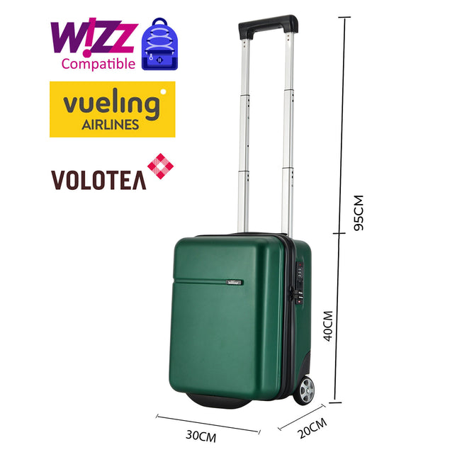 Bontour „Cabinone“ Handgepäck Wizzair 40x30x20 cm, 2 Räder unter Sitzwagen