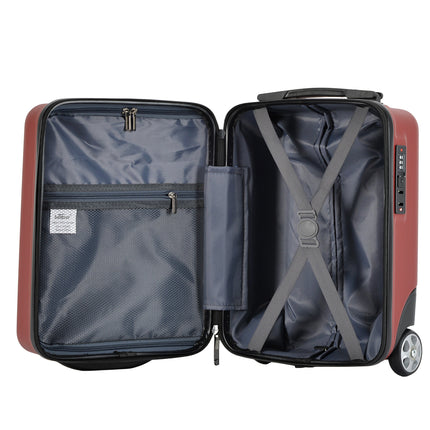 Bontour "Cabinone" Hand Lipgage Wizzirir 40x30x20cm, 2 ruedas debajo del carrito de asiento