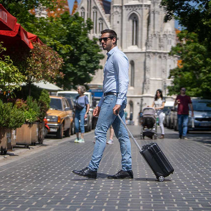 Bontour „Cabinone“ Handgepäck Wizzair 40x30x20 cm, 2 Räder unter Sitzwagen