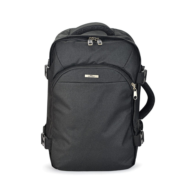 Bontour Air Travel -Rucksack, Wizzair/Ryanair Größe 40x20x25 cm, schwarz