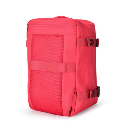 Rucsac Bontour Air Travel, Wizzair/Ryanair dimensiune 40x20x25cm, roșu