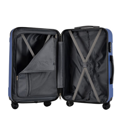 BONTOUR VERTICAL 4-Wheel Medium Suitcase 65×44.5×27 cm, Size M, Blue