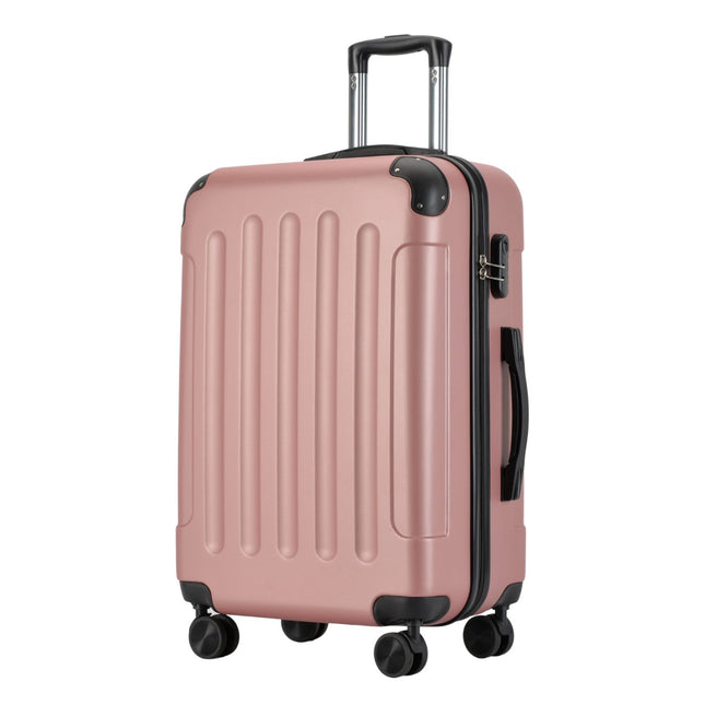 BONTOUR VERTICAL 4-Wheel Medium Suitcase 65×44.5×27 cm, Size M, RoseGold