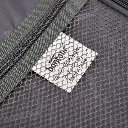 Bontour "függőleges" négykerekű gördülő bőrönd zárakkal, L méret