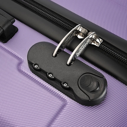 BONTOUR VERTICAL 4-Wheel Medium Suitcase 65×44.5×27 cm, Size M, PinkishPurple