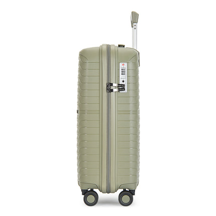 Bontour "Città" Suitcase a 4 ruote 75x48x30 cm con serratura TSA, taglia L, verde
