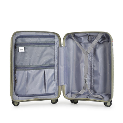 Bontour 'City' 4-wheeled suitcase with TSA lock, M Size 66x43x26 cm,  green