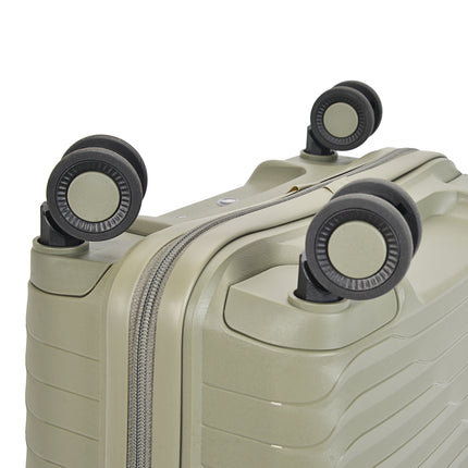Bontour 'City' 4-wheeled suitcase with TSA lock, M Size 66x43x26 cm,  green