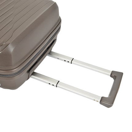 Bontour 'City' 4-wheeled suitcase with TSA lock, M Size 66x43x26 cm,  brown