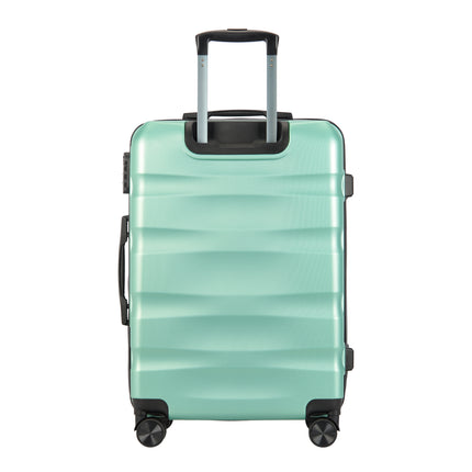 BONTOUR "WAVE" 4-Wheel Medium Suitcase 65×44.5×27 cm, Size M, Powder green