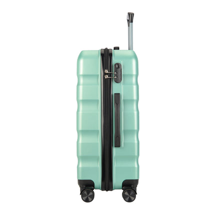 BONTOUR "WAVE" 4-Wheel Medium Suitcase 65×44.5×27 cm, Size M, Powder green
