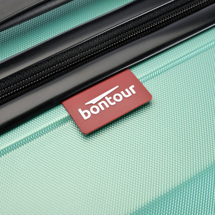 BONTOUR "WAVE" 4-Wheel Medium Suitcase 65×44.5×27 cm, Size M, Powder green