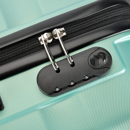 BONTOUR "WAVE" 4-Wheel Medium Suitcase 65×44.5×27 cm, Size M, Powder green