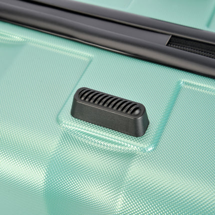 Bontour "függőleges" négykerekű gördülő bőrönd zárakkal, L méret