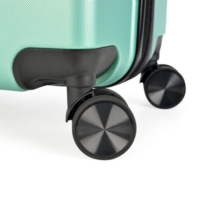 BONTOUR "WAVE" 4-Wheel Medium Suitcase 65×44.5×27 cm, Size M, Powder green