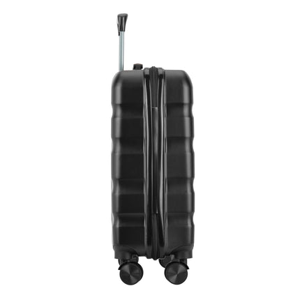 Valigia per bagagli a mano "verticale" con serratura, 56x39x20 cm, nero