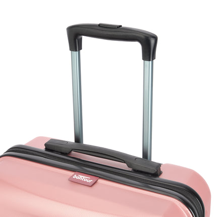BONTOUR "WAVE" 4-Wheel Medium Suitcase 65×44.5×27 cm, Size M, Rosegold