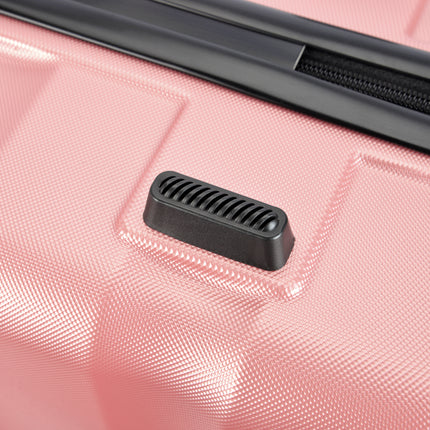 BONTOUR "WAVE" 4-Wheel Medium Suitcase 65×44.5×27 cm, Size M, Rosegold