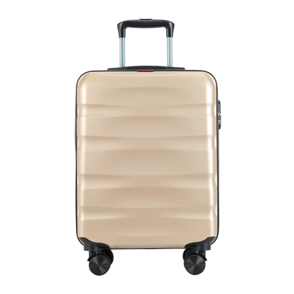 Bontour "vertikaler" Handgepäckkoffer mit Schloss, 56x39x20 cm, schwarz