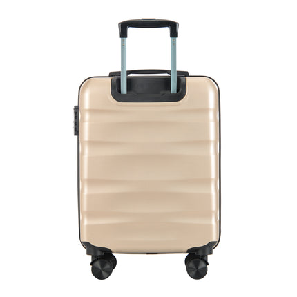 Bontour "vertikaler" Handgepäckkoffer mit Schloss, 56x39x20 cm, schwarz