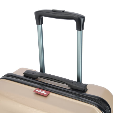 BONTOUR "WAVE" 4-Wheel Medium Suitcase 65×44.5×27 cm, Size M, Champagne