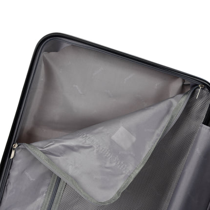 Bontour "függőleges" négykerekű gördülő bőrönd zárakkal, L méret