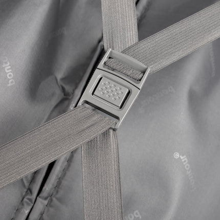 Bontour "függőleges" négykerekű gördülő bőrönd zárakkal, L méret