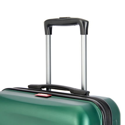 BONTOUR "WAVE" 4-Wheel Medium Suitcase 65×44.5×27 cm, Size M, Jungle green