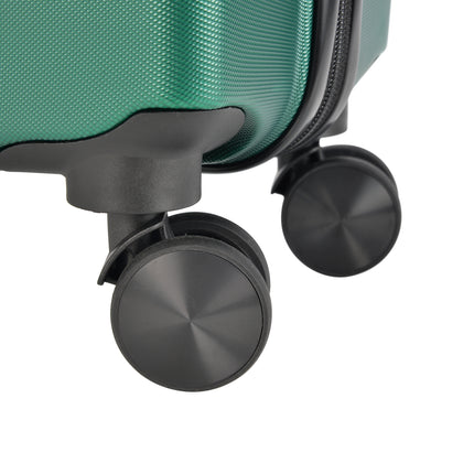 BONTOUR "WAVE" 4-Wheel Medium Suitcase 65×44.5×27 cm, Size M, Jungle green