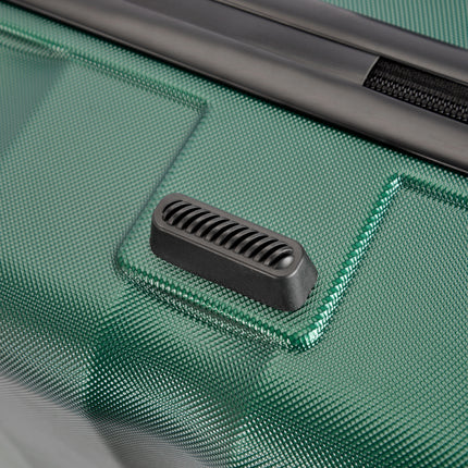 BONTOUR "WAVE" 4-Wheel Medium Suitcase 65×44.5×27 cm, Size M, Jungle green