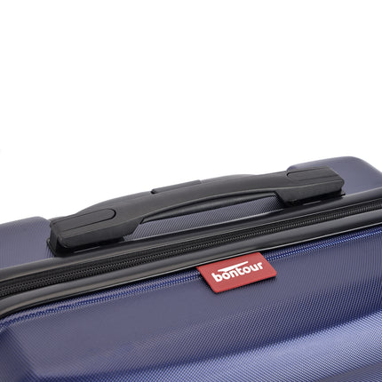 BONTOUR "WAVE" hand luggage suitcase with lock, 55x40x20 cm, blue