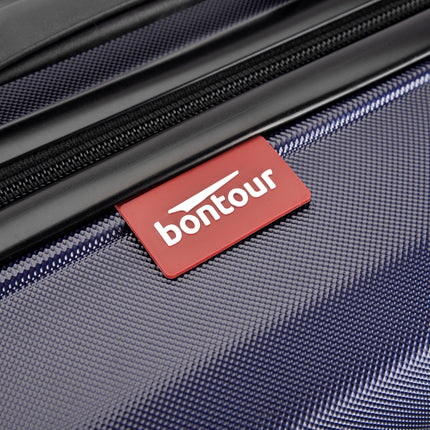 BONTOUR "WAVE" hand luggage suitcase with lock, 55x40x20 cm, blue