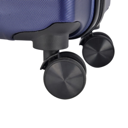 BONTOUR "WAVE" 4-Wheel Medium Suitcase 65×44.5×27 cm, Size M, Blue